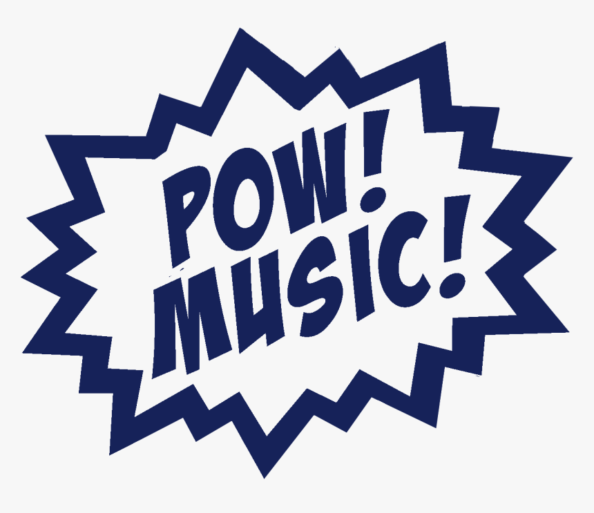 Pow Png Old School - Pow Music, Transparent Png