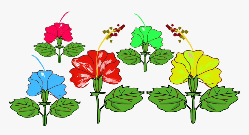 Hibiscus Red Flower Png - Chinese Hibiscus, Transparent Png