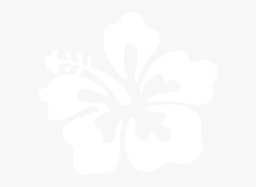 Hibiscus Clip Art At Clker - White Hibiscus Clipart, HD Png Download