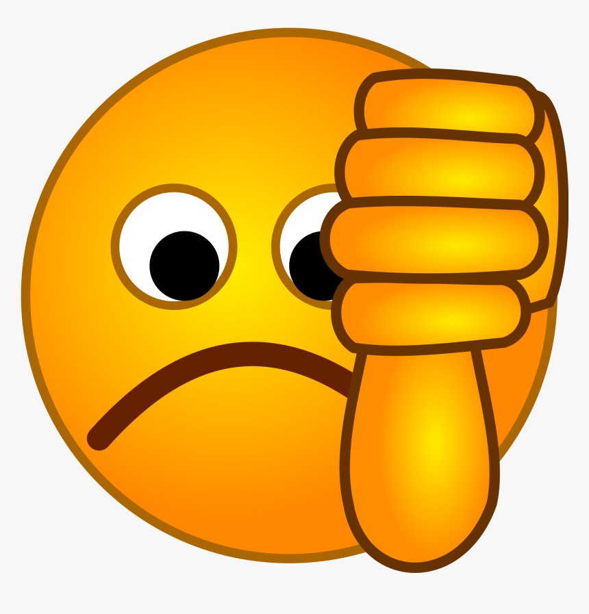 Thumbs Down Views - Thumbs Down Emoji Svg, HD Png Download