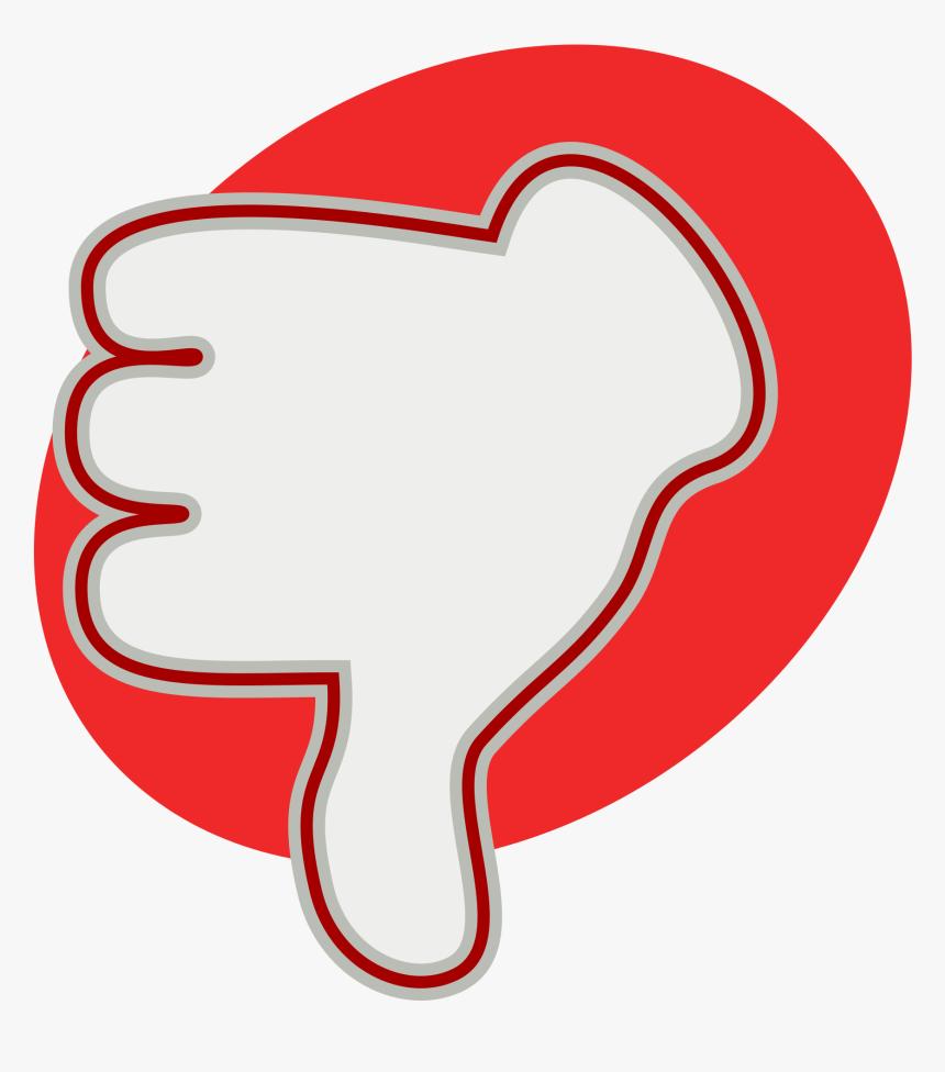 File Thumbs Down Svg - Thumb Signal, HD Png Download