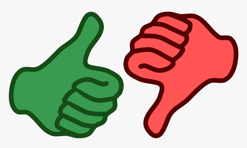 How About A $70,000 Minimum Wage - Thumbs Up Thumbs Down Png, Transparent Png