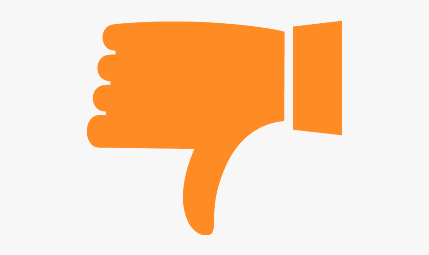 Red Thumbs Down Icon, HD Png Download
