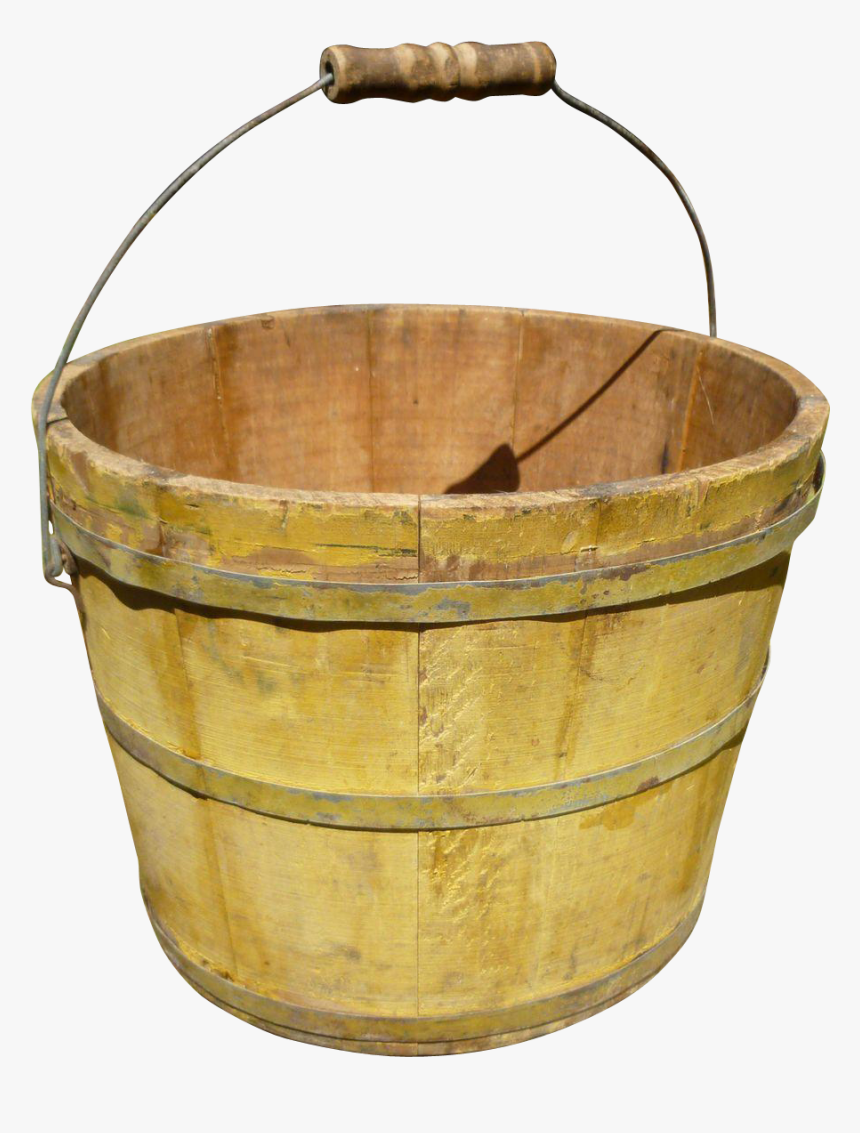 Clip Art Staved Wood In Old - Wooden Bucket Png, Transparent Png