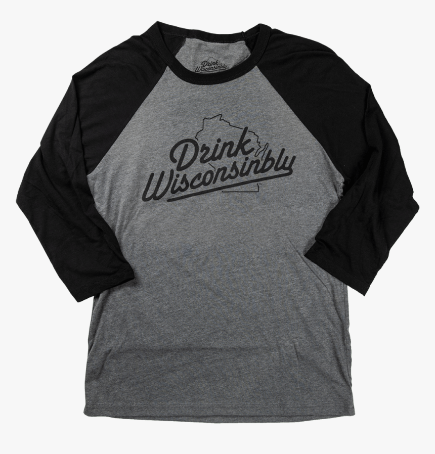 Drink Wisconsinbly Baseball Outfielder T-shirt - Long-sleeved T-shirt, HD Png Download