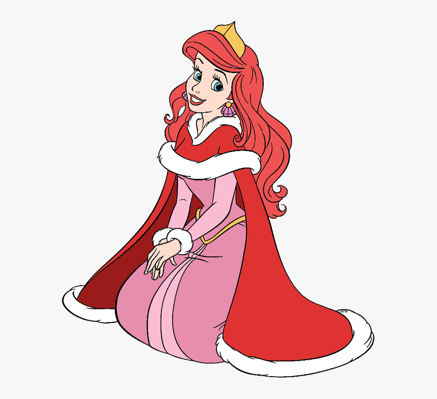 Transparent Little Mermaid Png - Little Mermaid Ariel Christmas, Png Download