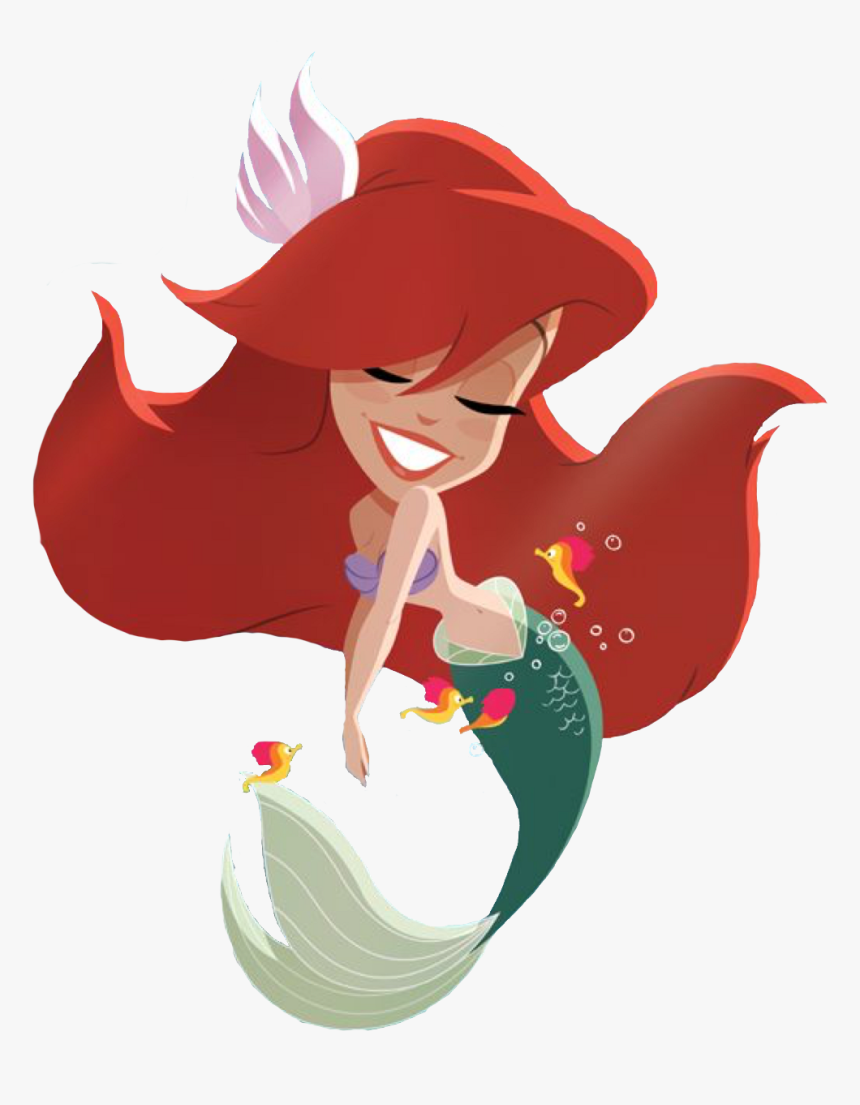 Transparent Cute Seahorse Clipart - Little Mermaid Ariel Cute, HD Png Download
