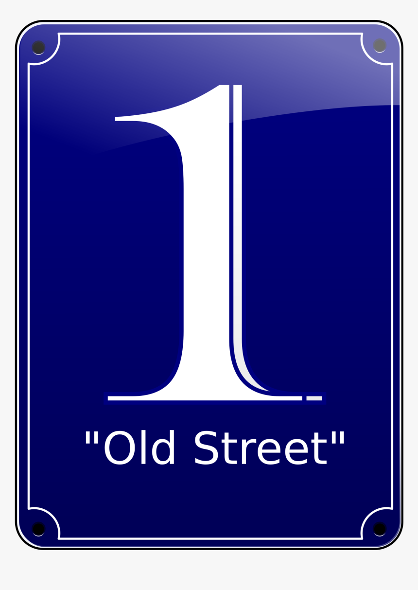 Old Street Sign No - Graphic Design, HD Png Download