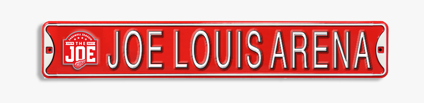 Detroit Red Wings Joe Louis Arena Farewell Season Metal - Graphics, HD Png Download