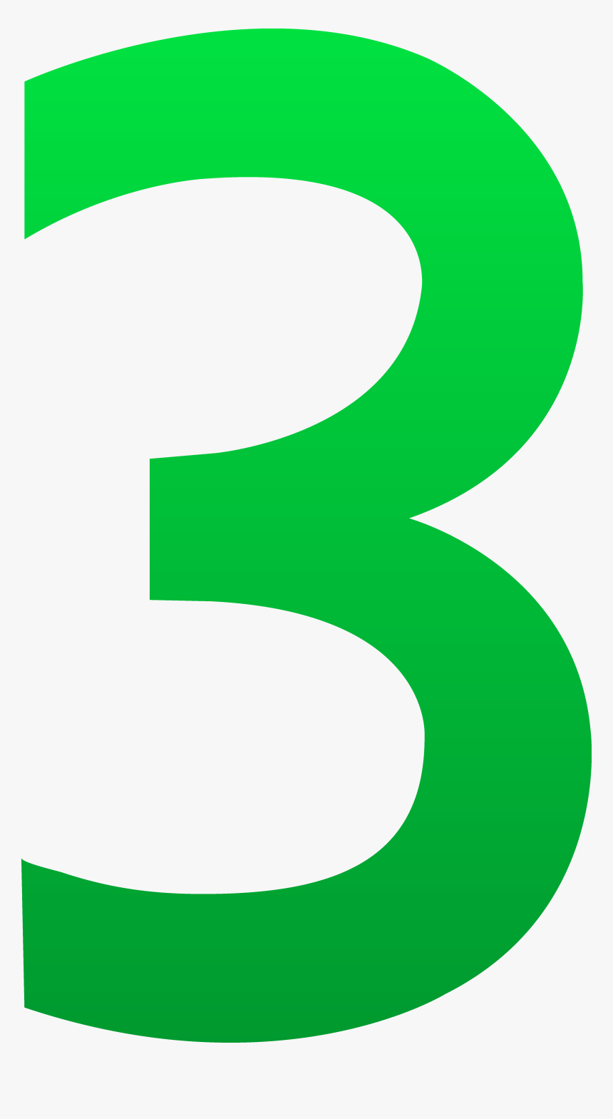 Free Images Numbers, Download Free Clip Art, Free Clip - Three Clipart, HD Png Download