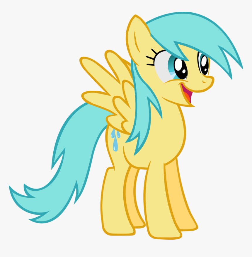 Fanmade Happy Raindrops - My Little Pony Raindrops, HD Png Download