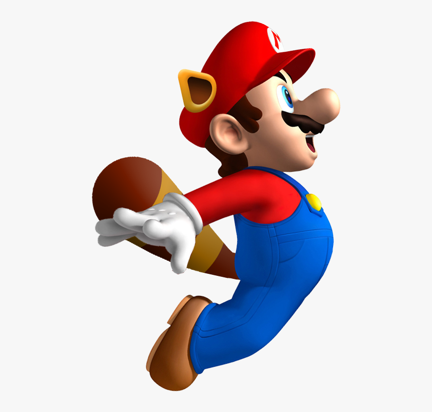 New Super Mario Bros Raccoon Mario , Png Download - Super Mario, Transparent Png