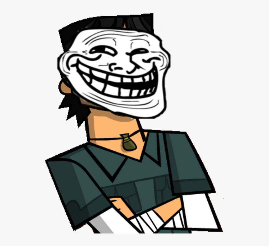 Troll Face With Body - Chris Mcclain Total Drama, HD Png Download