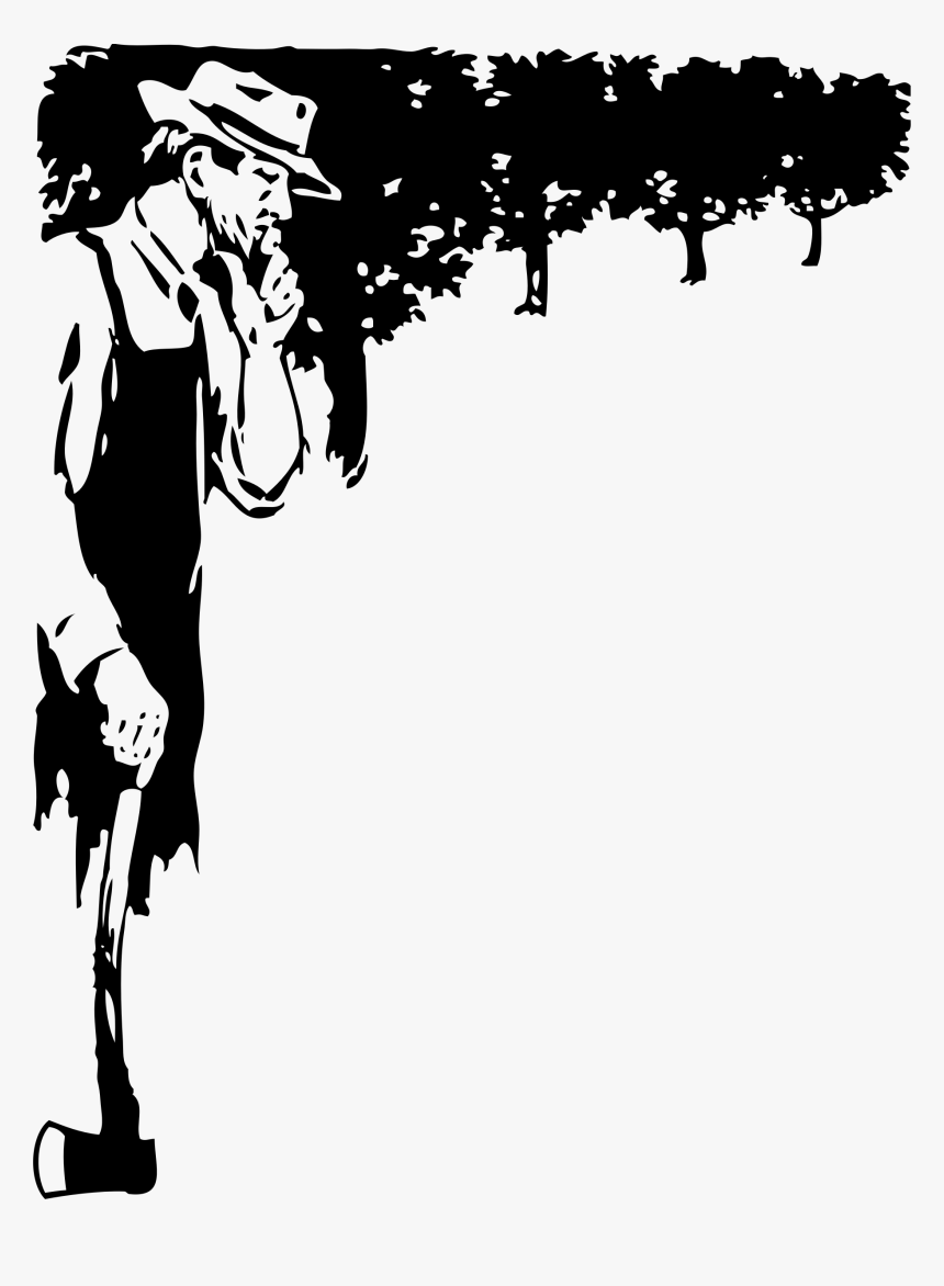 Man With Axe Svg Clip Arts - Man With Axe Art, HD Png Download