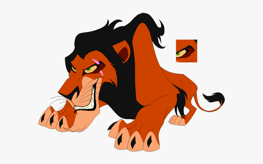 Scar Lion Simba Zira Mufasa - Scar Lion King Png, Transparent Png
