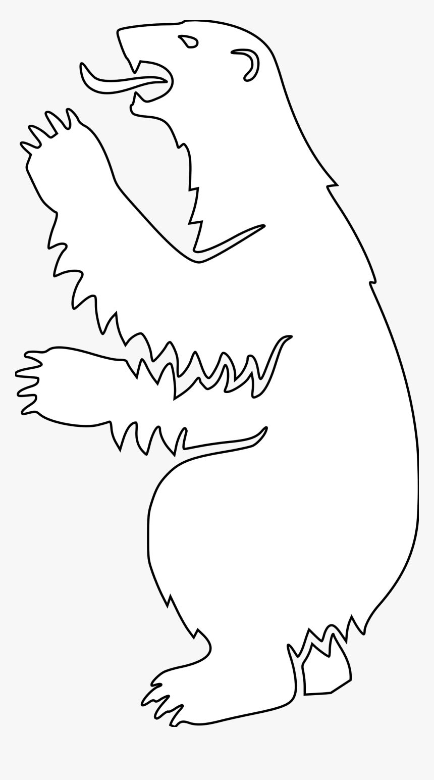 Polar Bear 2 Clip Arts - Polar Bear Coat Of Arms, HD Png Download