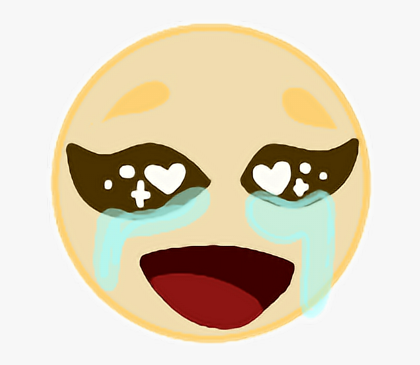 #laughing #emoji #cry, HD Png Download