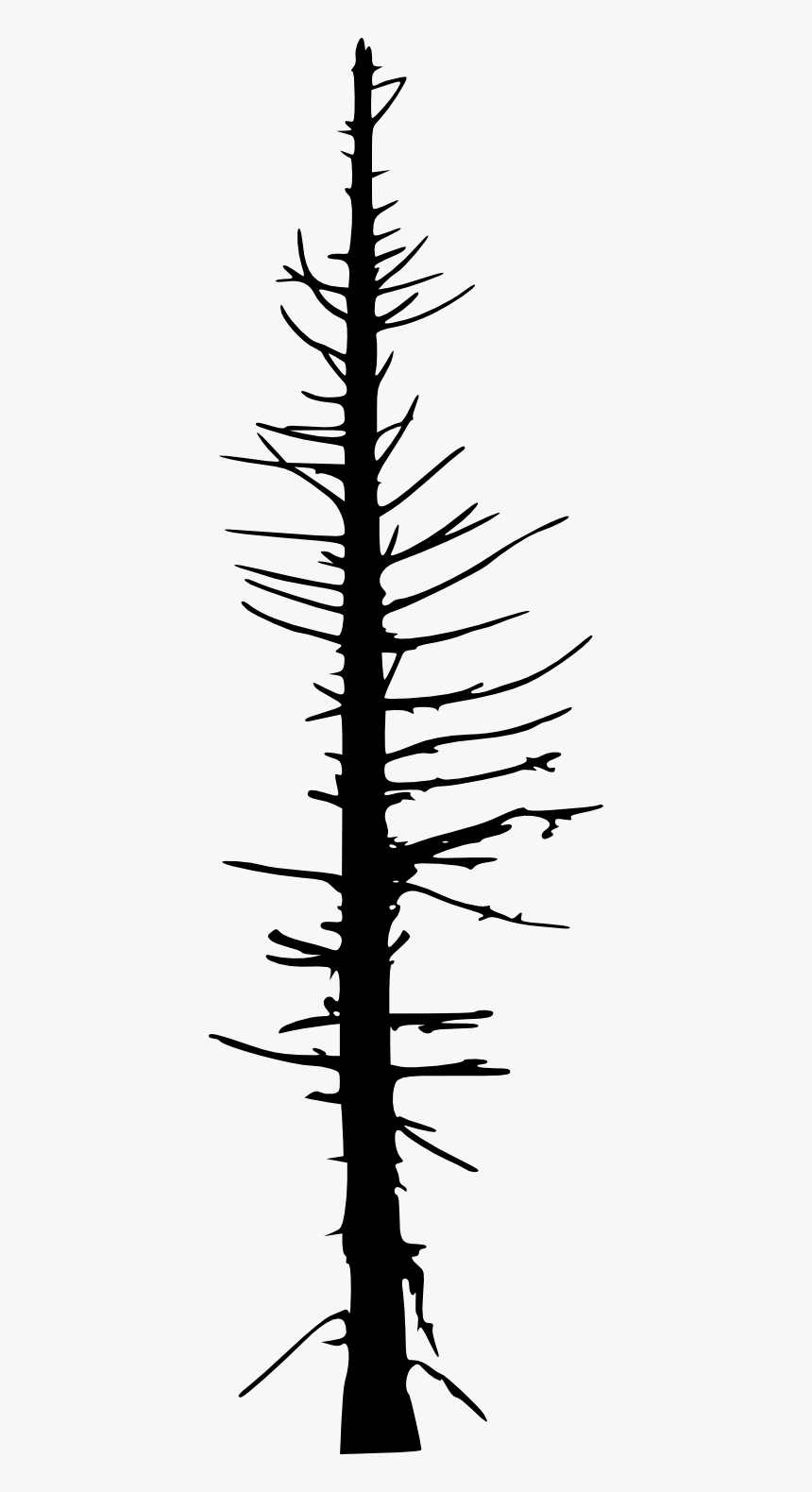 Silhouette Vector Dead Tree, HD Png Download