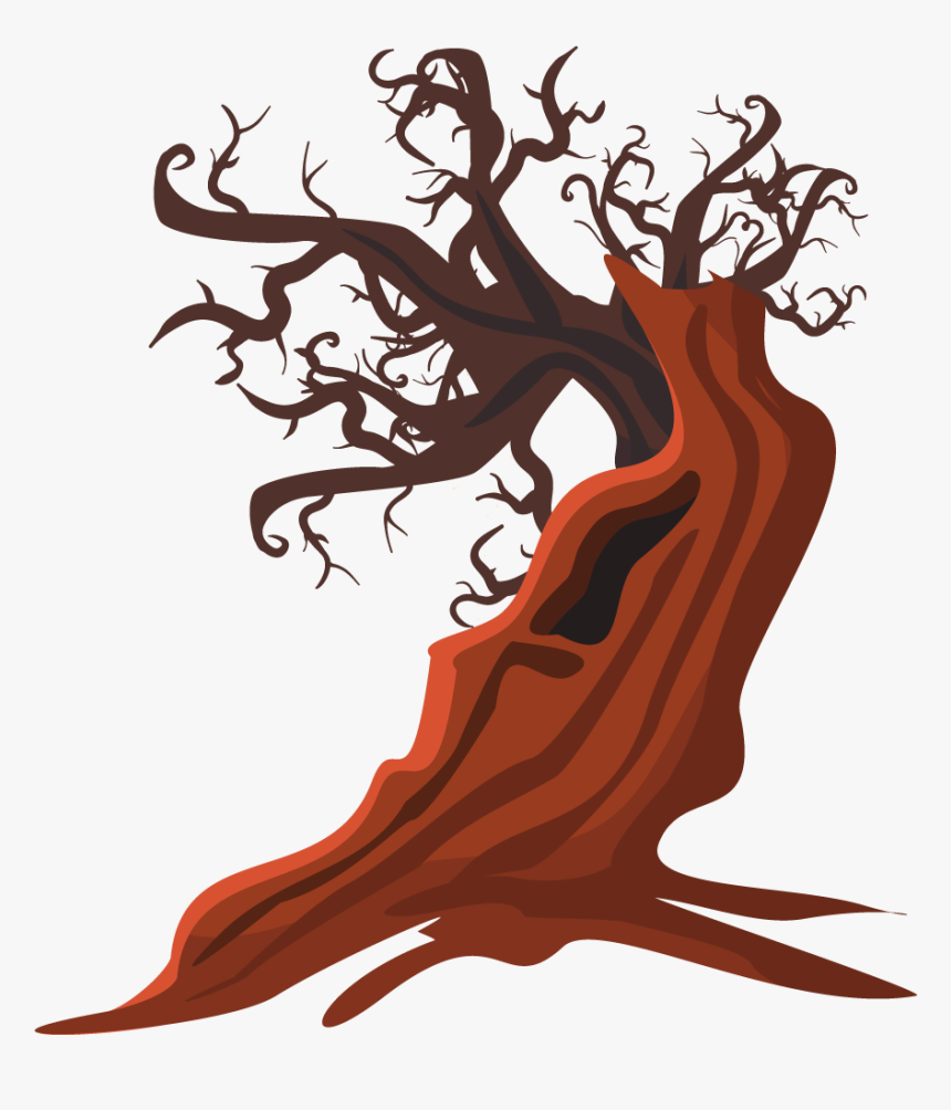 Horror - Clipart - Dead Tree Clipart Png, Transparent Png