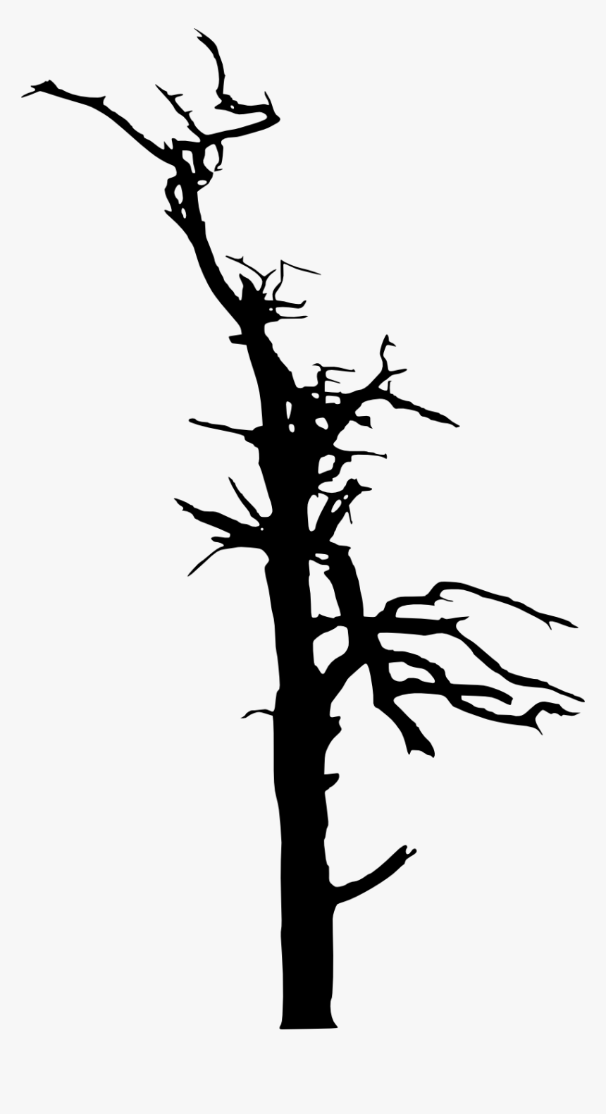Dead Tree Silhouette Transparent Png Png Dead Trees - Dead Trees Silhouette Free, Png Download