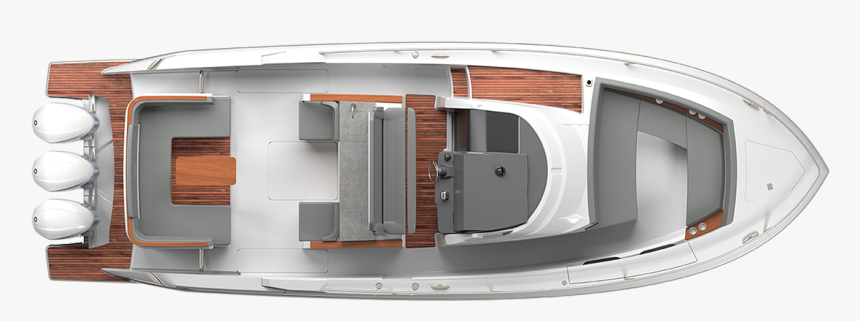 38 Ls Exterior Plan View Without Hardtop - Tiara Sport 38ls, HD Png Download