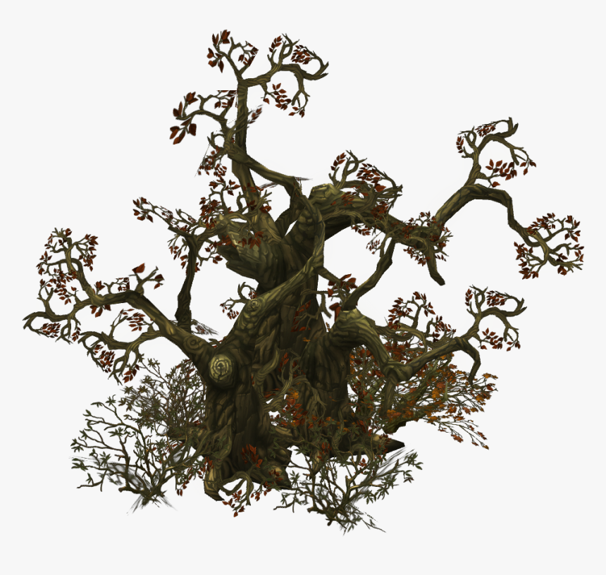Low Poly 3d Dead Tree, HD Png Download