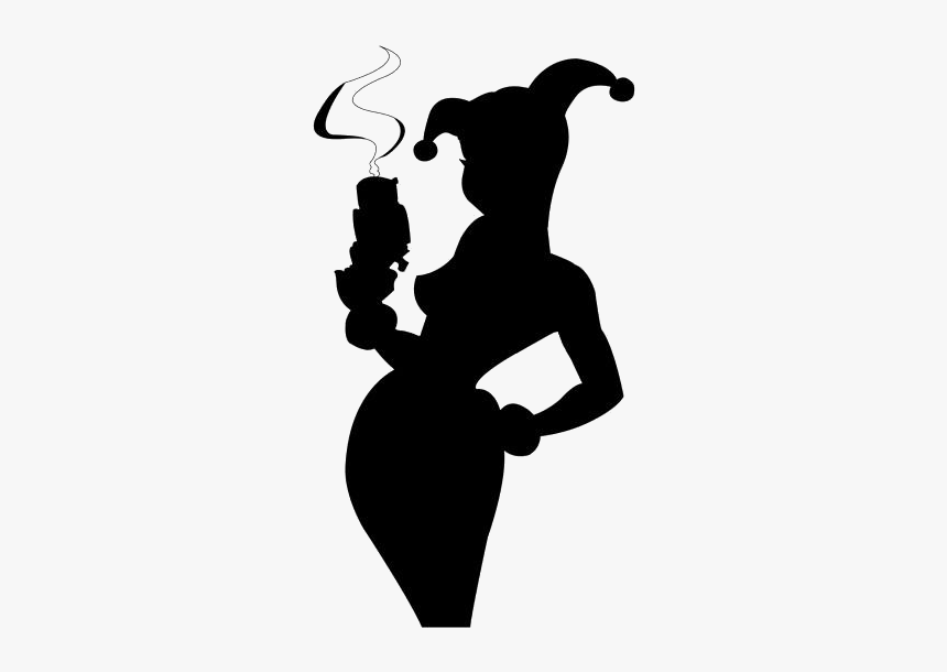 Harley Quinn Png, Transparent Harley Quinn Vector - Silhouette, Png Download