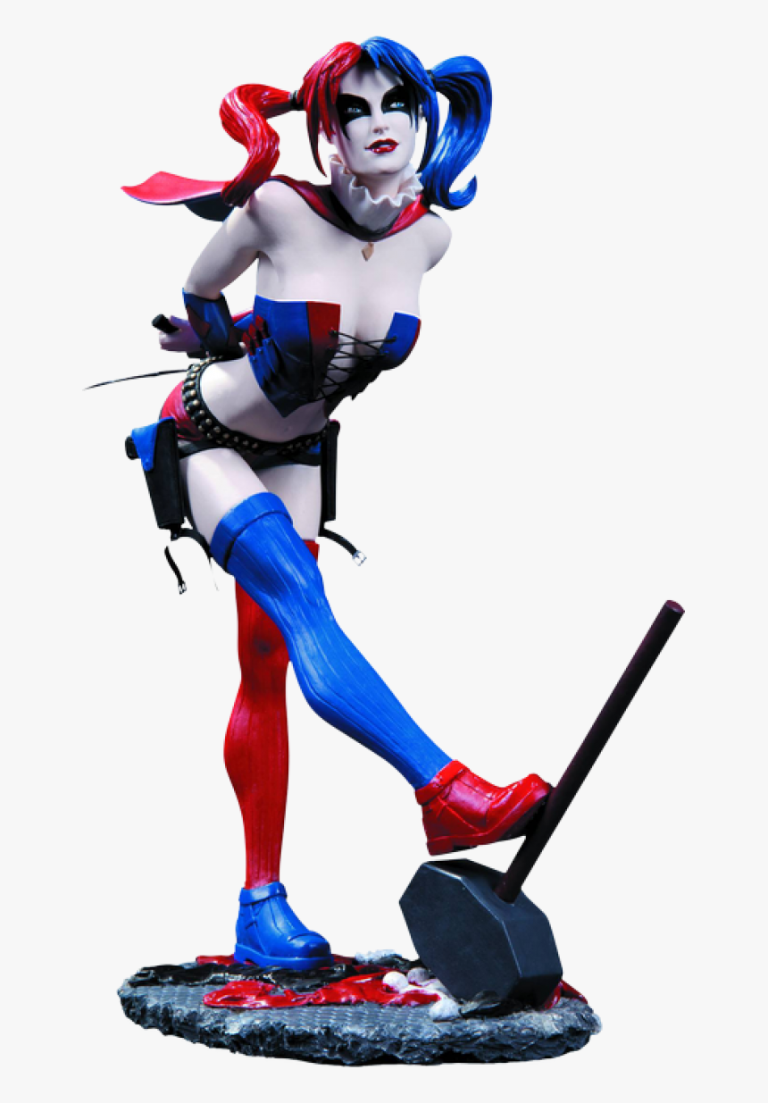 Harley Quinn Dc Cover Girls Statue - Harley Quinn Covergirls Statue, HD Png Download