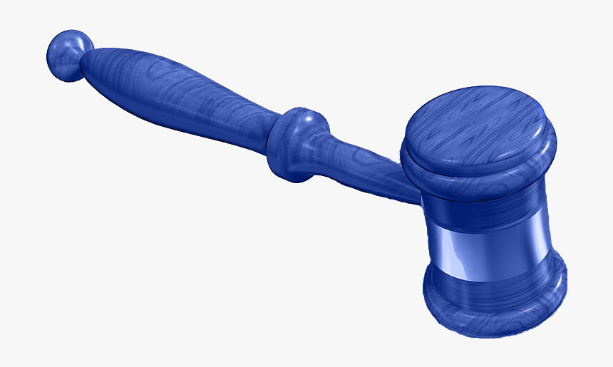 39447 - Blue Gavel, HD Png Download