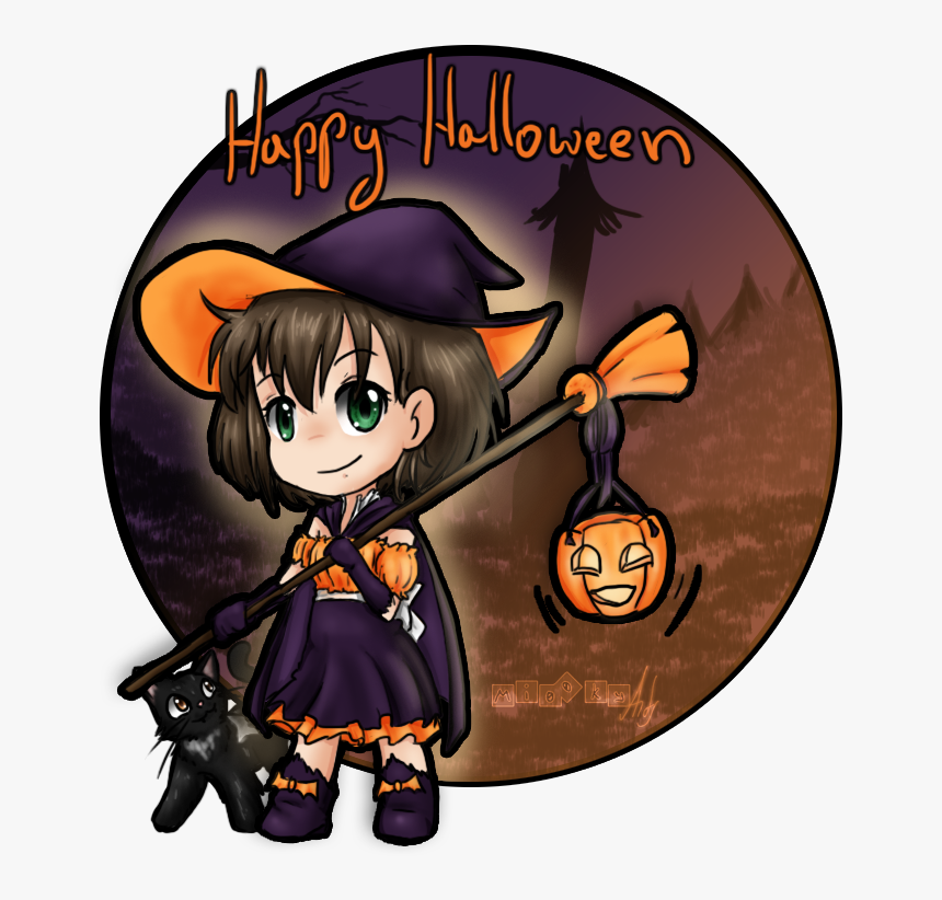 Happy Halloween - Cartoon Halloween, HD Png Download