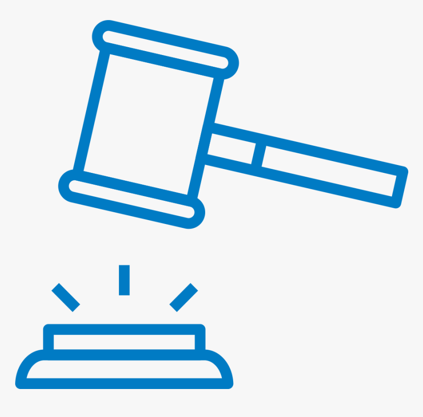 Gavel , Png Download - Defence The Law Icon, Transparent Png