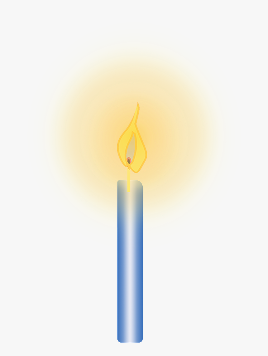 Clipart Flame Candle - Świeczka Urodzinowa Png, Transparent Png