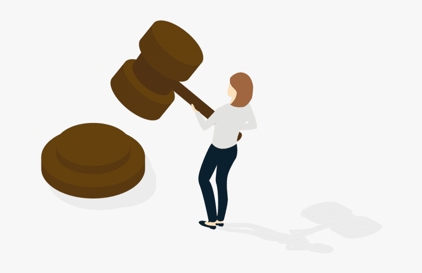 Transparent Gavel And Scales Clipart - Illustration, HD Png Download