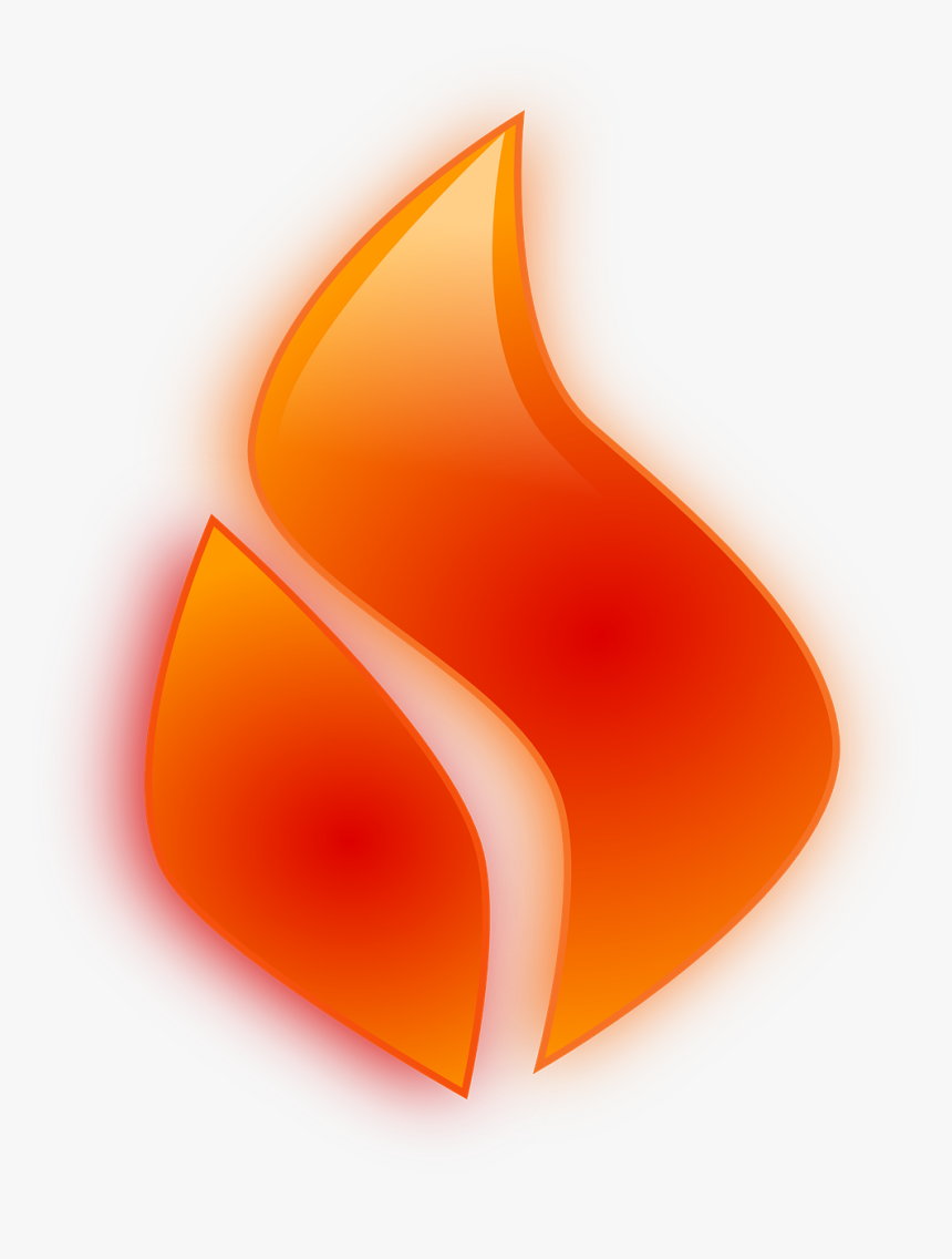 Candle Flame Cliparts - Bullet Point Design Png, Transparent Png