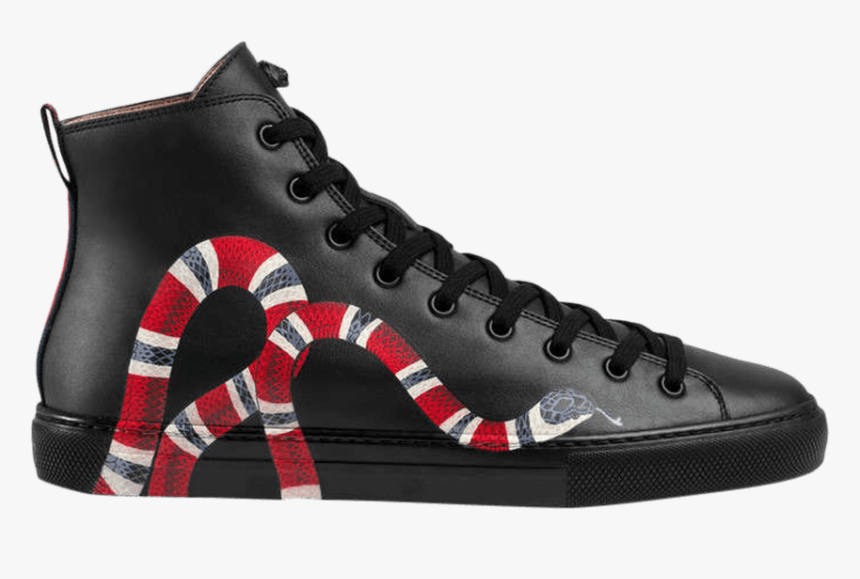 Gucci Snake Png - Gucci High Top Snake, Transparent Png