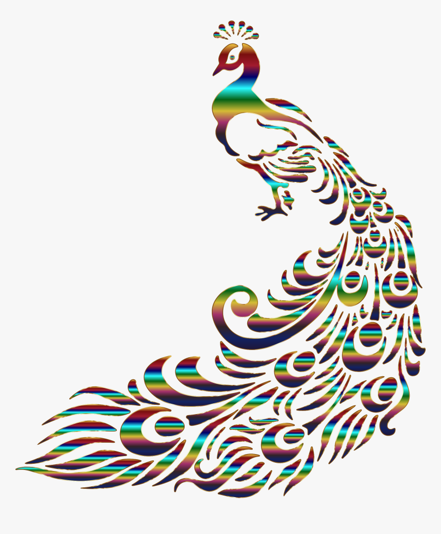 Transparent Peacock Png - Peacock Png Art, Png Download