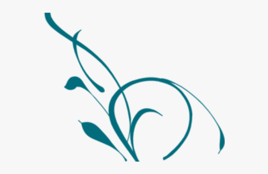 Peacock Leaf Png - Vertical Swirl Png, Transparent Png