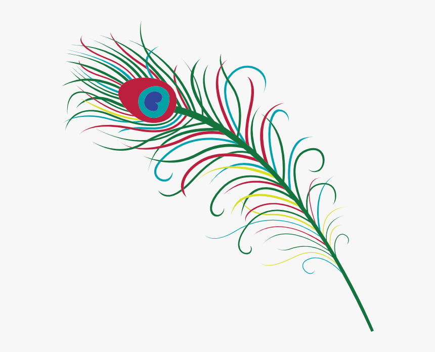 Transparent Peacock Clipart - Peacock Feather Clipart Png, Png Download