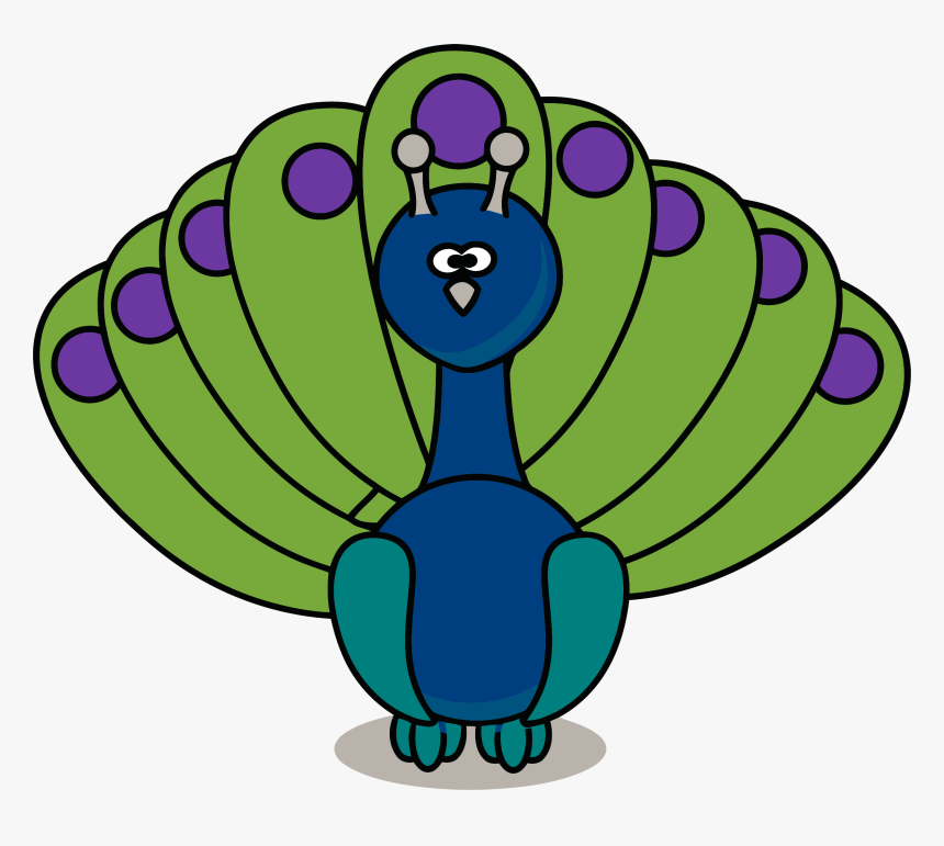 Transparent Peacock Clipart - Peacock Clipart, HD Png Download
