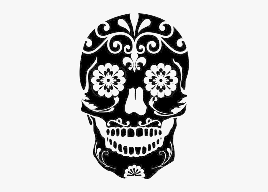 Sugar Skull Fleur De Lis, HD Png Download
