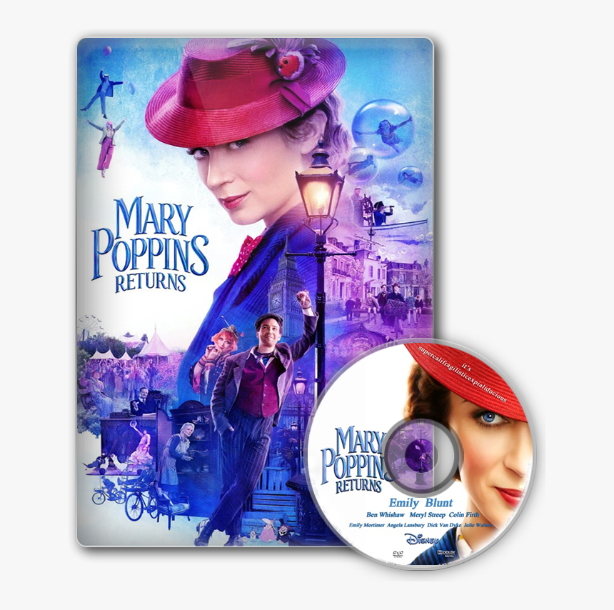5c294e94993da Marrypoppinsreturns - Mary Poppins Returns Cover, HD Png Download