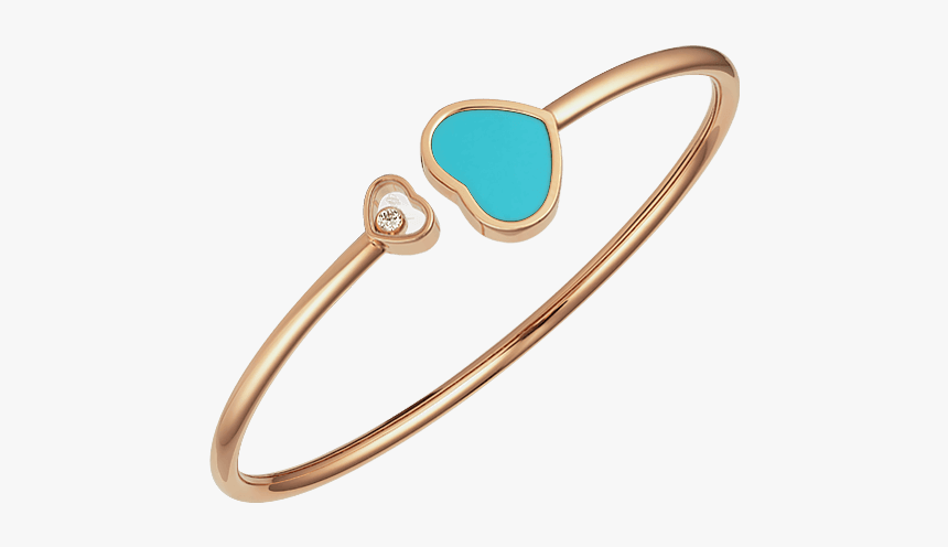 Happy Hearts @857482-5400 - Chopard Happy Hearts Bracelet Turquoise, HD Png Download