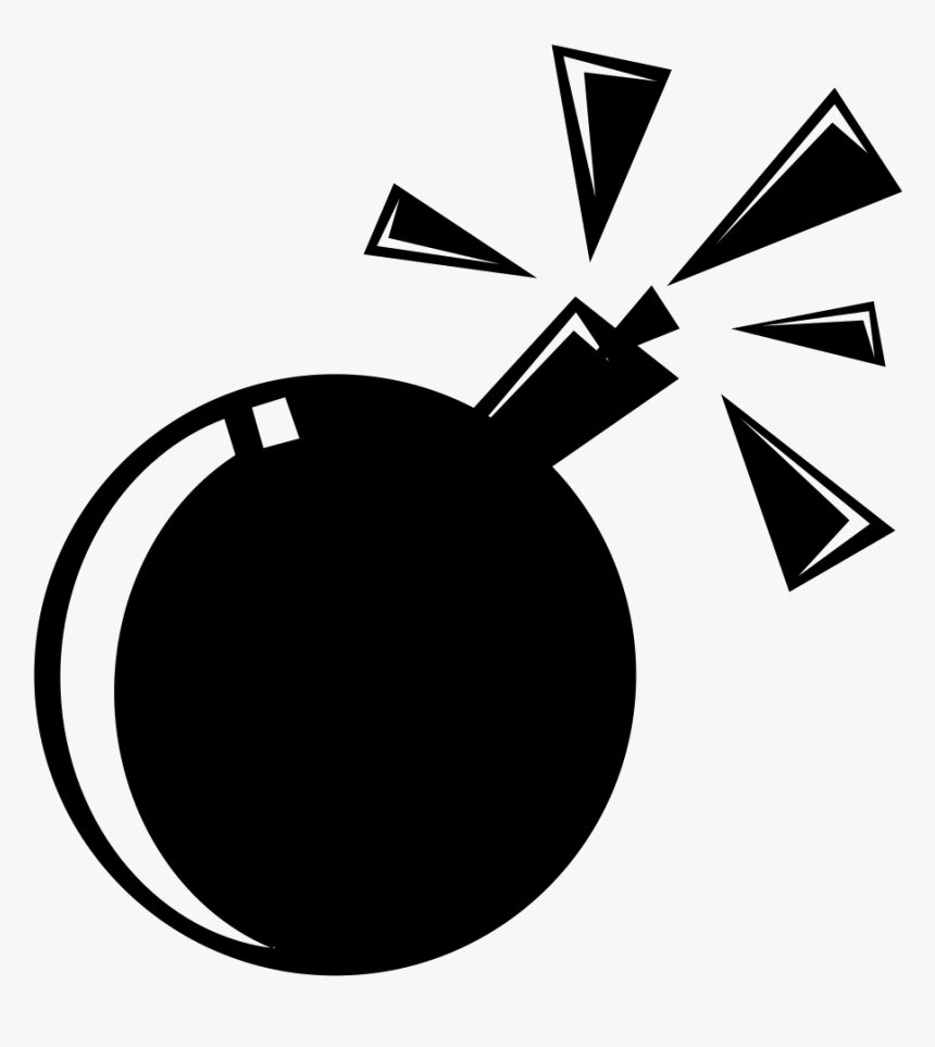 Boom Clip Art - Bomb Clipart Black And White, HD Png Download