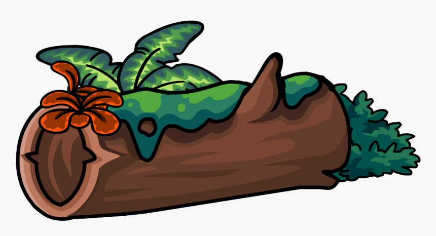 Mossy Log Furniture Icon Id 701 - Club Penguin, HD Png Download