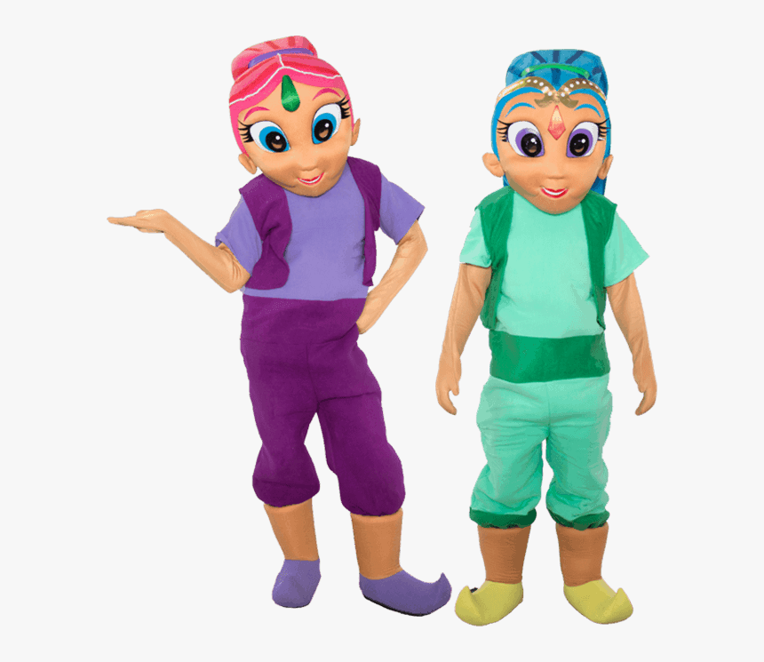 Shimmer And Shine Mascot Rental, HD Png Download