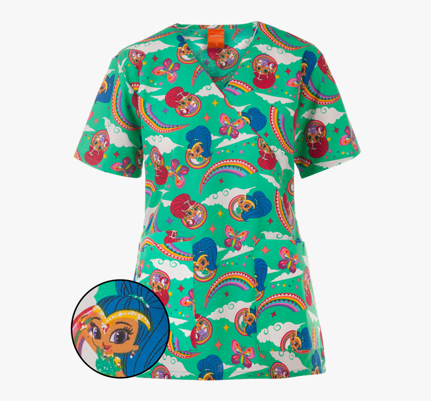 Nickelodeon Shimmer Shine Fabric, HD Png Download , Transparent Png Image PNGitem