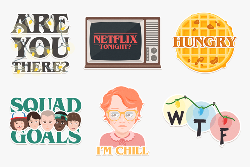 Transparent Finn Wolfhard Png - Sticker Telegram Stranger Things, Png Download