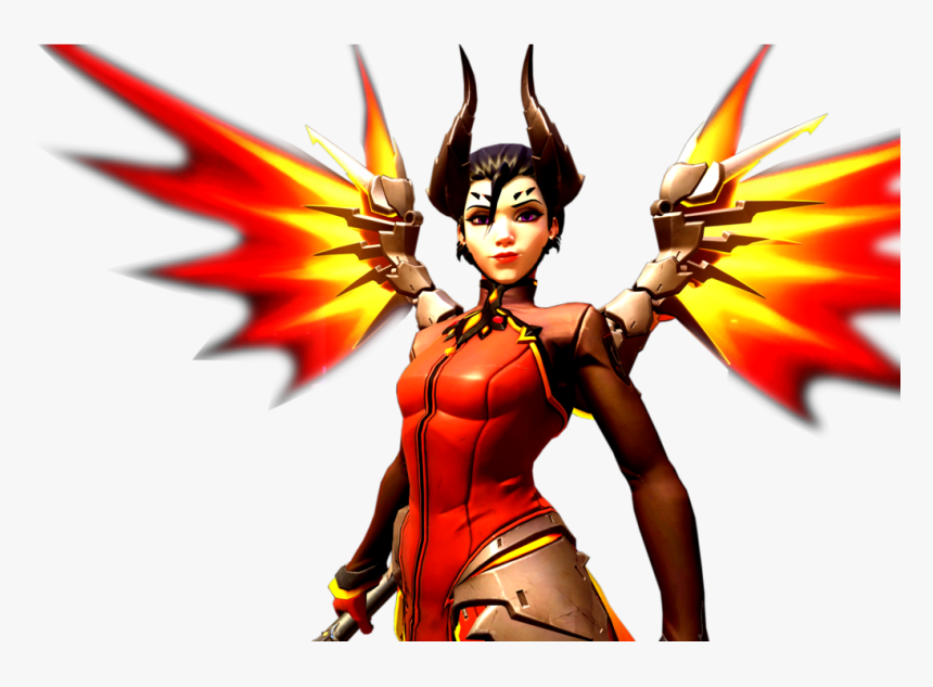 Transparent Devil Png - Overwatch Mercy Devil Png, Png Download