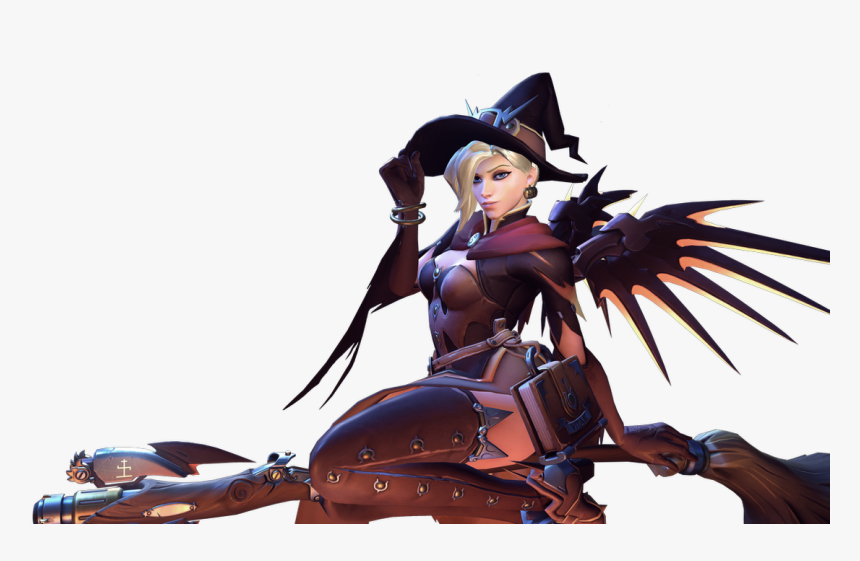 Witch Png Image - Overwatch Witch Mercy Png, Transparent Png