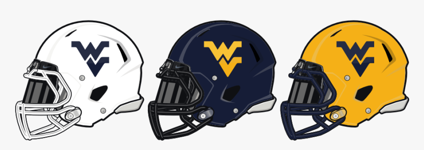 Wvu Football Helmets - Wv Mountaineer Football Helmet, HD Png Download